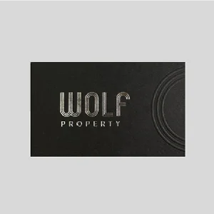 EMBOSSED DEBOSSED BUSINESS CARDS
