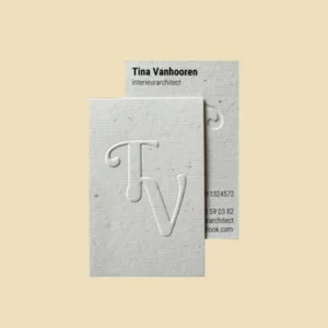 EMBOSSED DEBOSSED BUSINESS CARDS