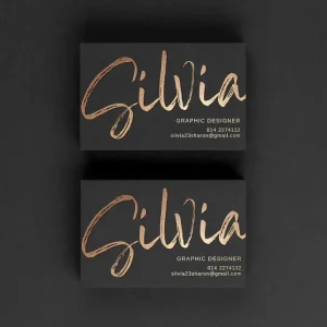 Foil Business Cards