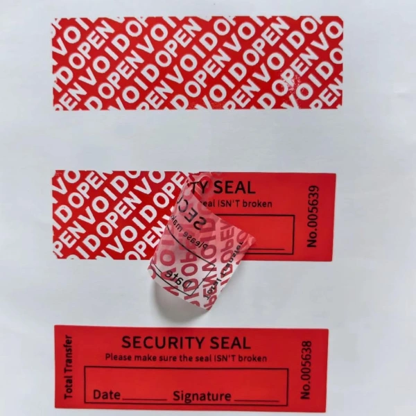 Tamper Evident Labels