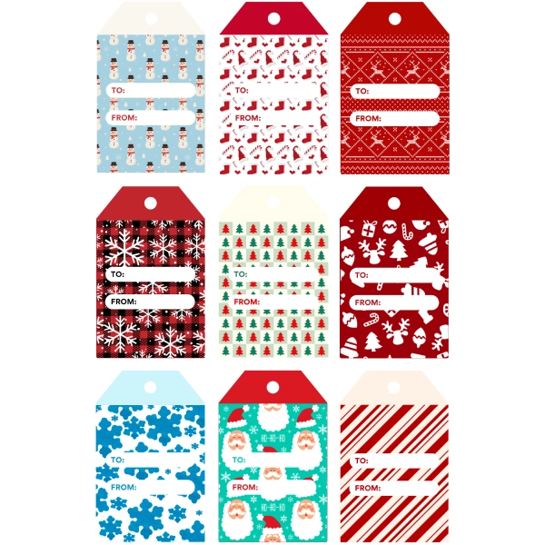 christmas tags