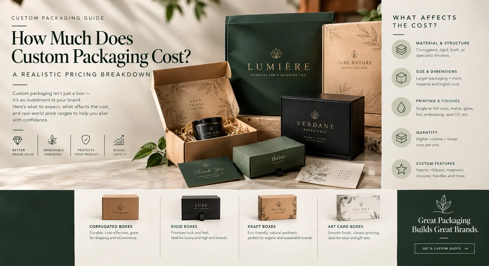 How Much Does Custom Packaging Cost